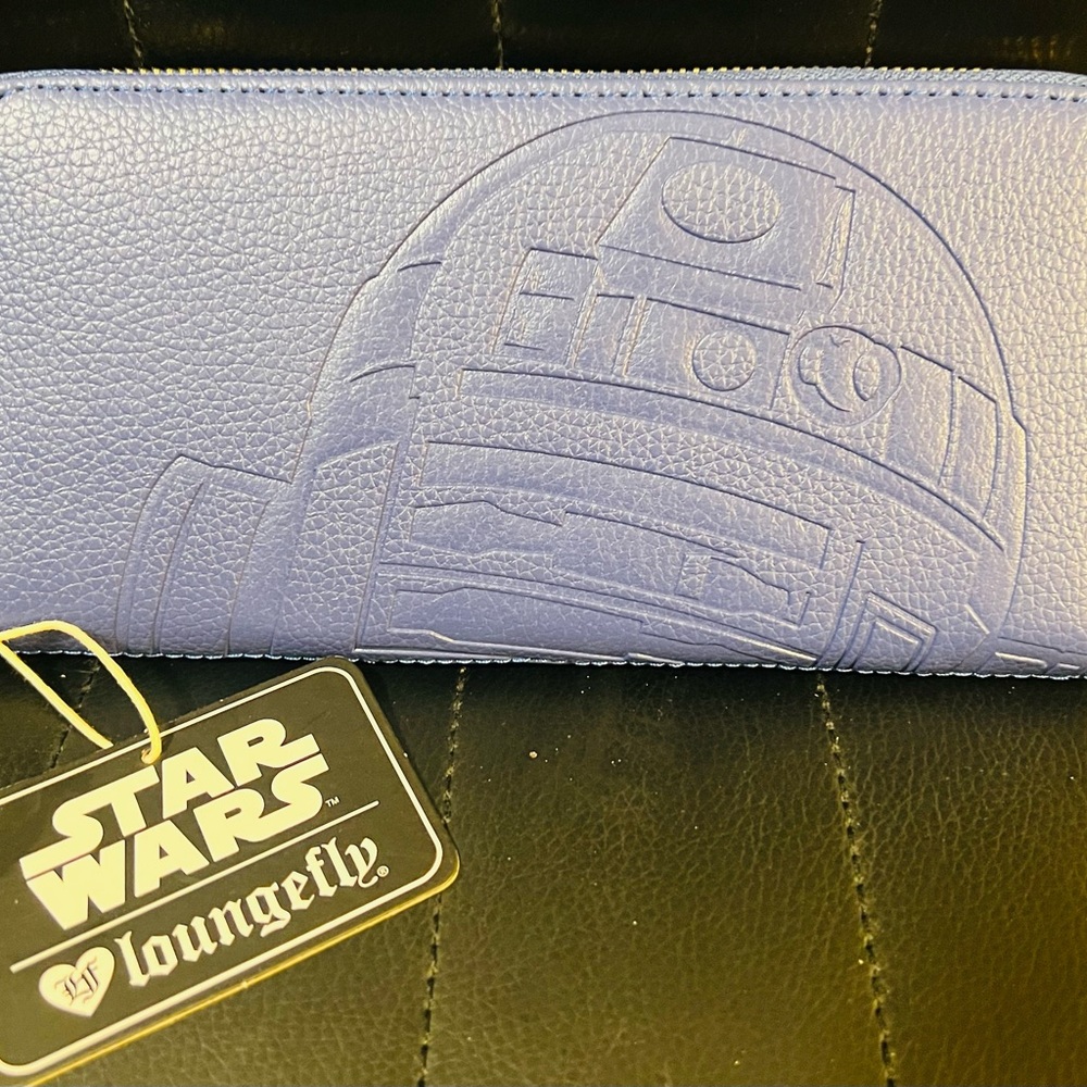 Sale Loungefly Blue Textured Wallet
